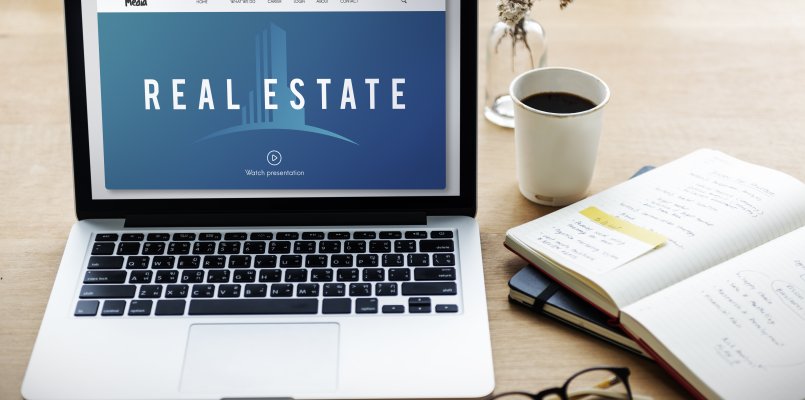 real estate accommodation property investment graphic word